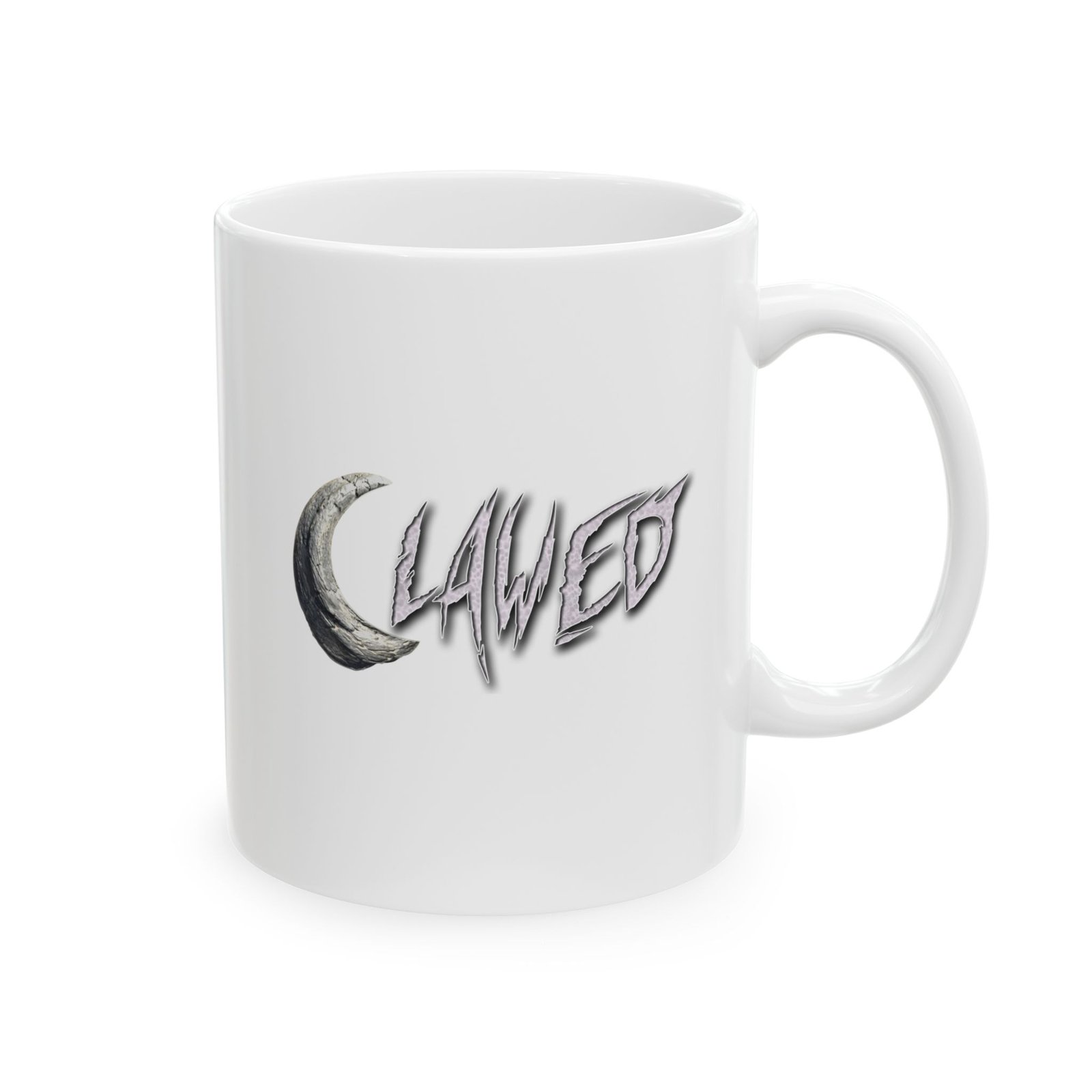 Clawed Game Logo Ceramic Coffee Mug – Official Merchandise (11oz / 15oz) - Image 6