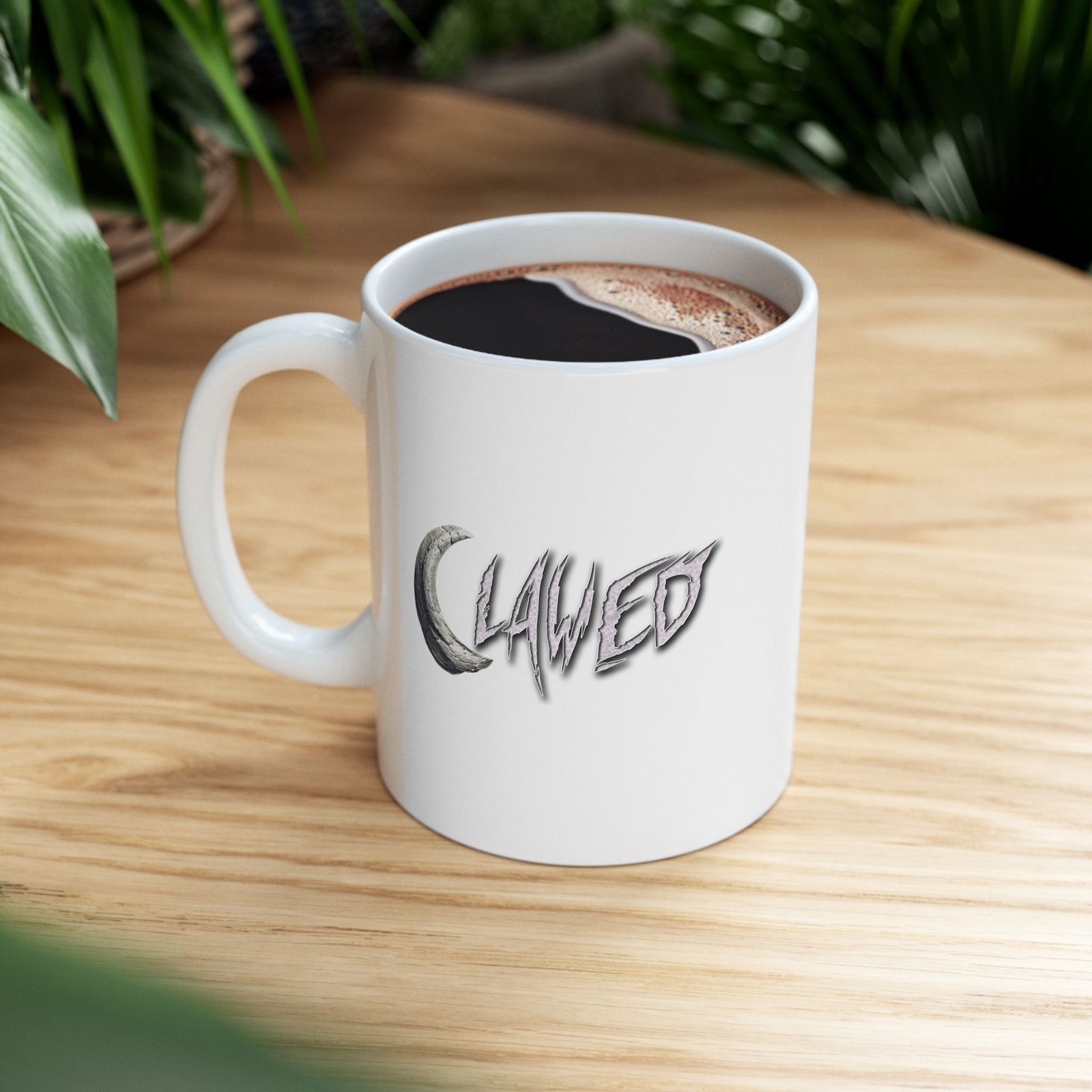 Clawed Game Logo Ceramic Coffee Mug – Official Merchandise (11oz / 15oz) - Image 3
