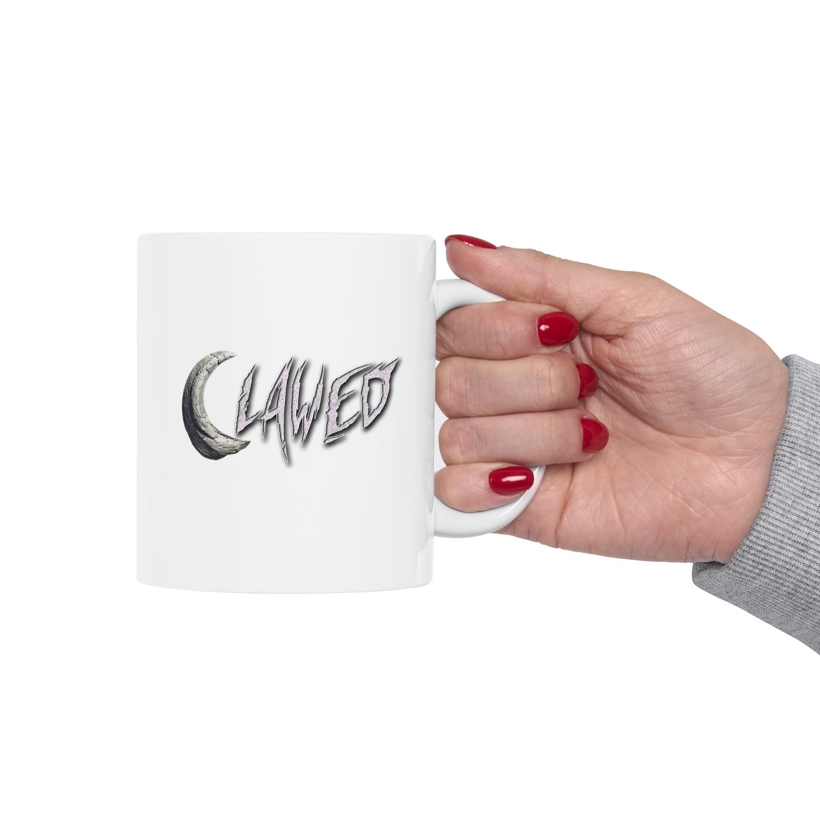 Clawed Game Logo Ceramic Coffee Mug – Official Merchandise (11oz / 15oz) - Image 5