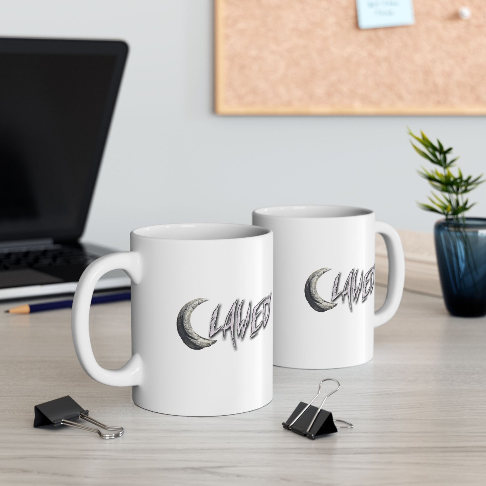Clawed Game Logo Ceramic Coffee Mug – Official Merchandise (11oz / 15oz) - Image 4